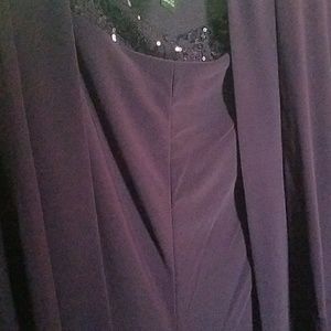 Dress with over jacket